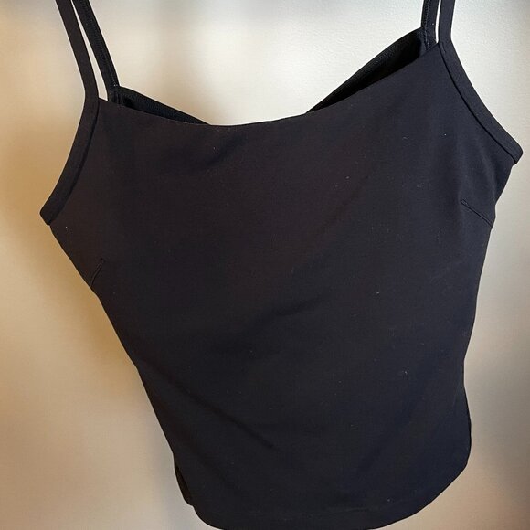 lululemon Align Cross Back Cami Waist Length Tank Top Black size 8 - Picture 2 of 4
